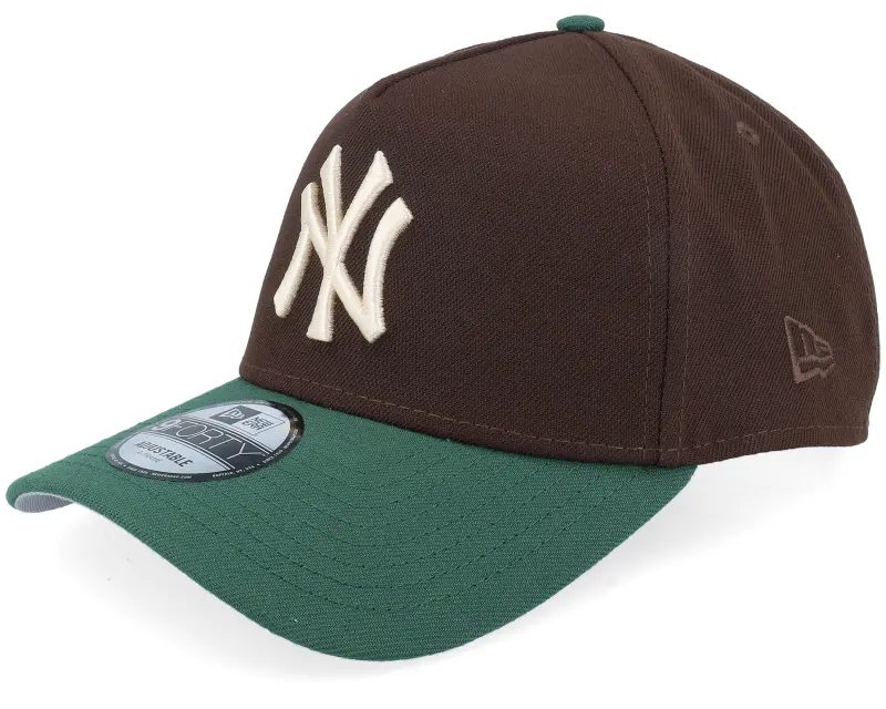 New Era Hatstore Exclusive x New York Yankees Anniversary Patch 9FORTY Brown/Fir A-frame Adjustable online