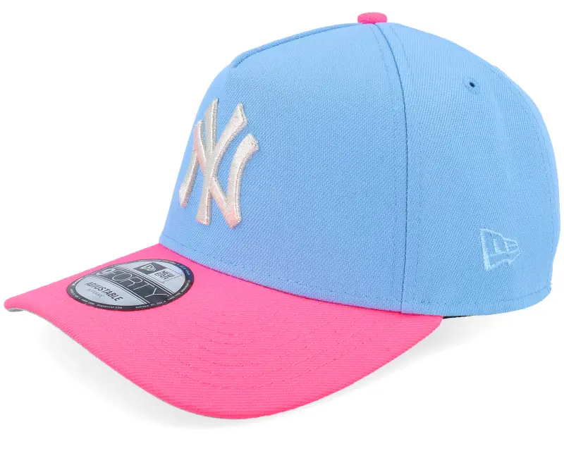 New Era Hatstore Exclusive x New York Yankees Bubble Gum Twins 9FORTY 98 World Series Rd Blue/Pink Rouge A-Frame Adjustable online