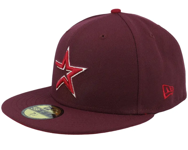 New Era Houston Astros Fall Adventure 59FIFTY Maroon/Ivory Fitted online