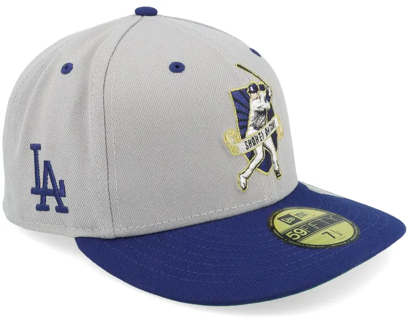 New Era Los Angeles Dodgers 59FIFTY Player Grey/Royal Fitted online