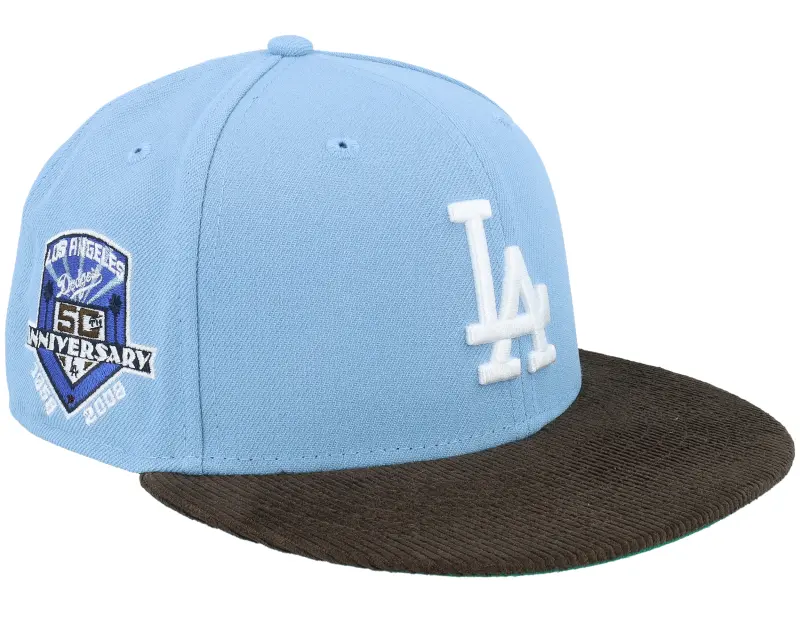 New Era Los Angeles Dodgers Fall Adventure 59FIFTY 50th Anniversary Sky Fitted online