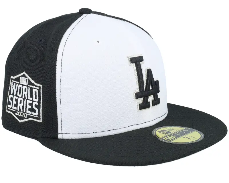 New Era Los Angeles Dodgers Sparkly 59FIFTY World Series 2020 White/Black Fitted online