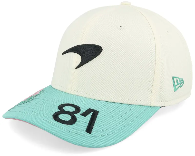 New Era McLaren F1 25 Brazil Piastri 9SEVENTY Cream/Teal Adjustable online