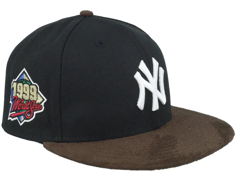 New Era New York Yankees Fall Adventure 59FIFTY 99 World Series Black/Walnut Suede Fitted online