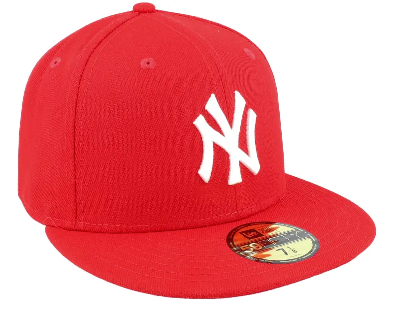 New Era New York Yankees MLB Basic 59FIFTY Scarlet Red Fitted online