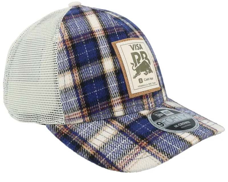 New Era RB F1 25 Austin Team 9FORTY M Crown Navy Plaid/Stone Trucker online