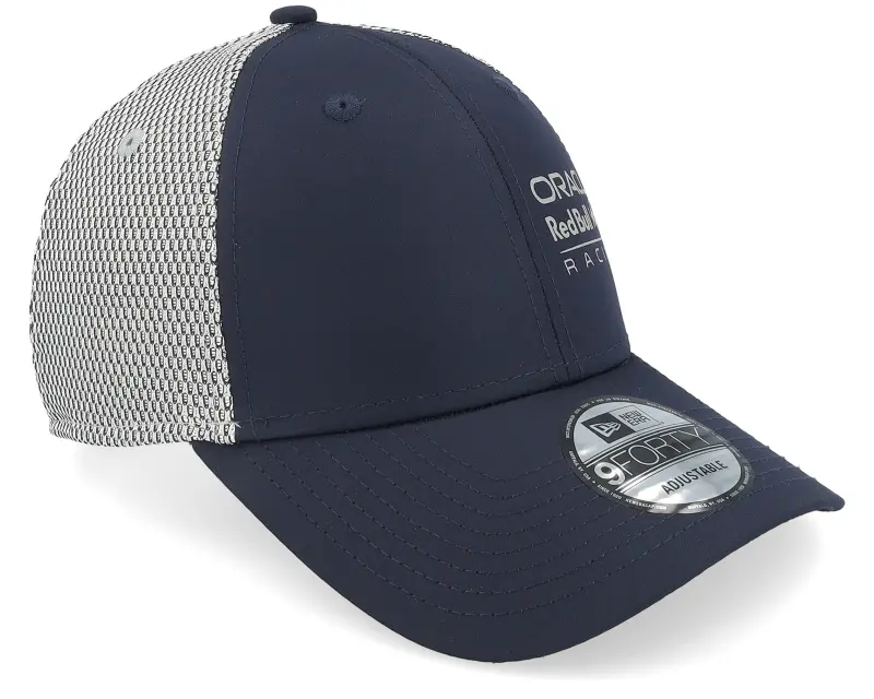 New Era Red Bull F1 25 Vegas Team 9FORTY Navy/Reflective Mesh Trucker online