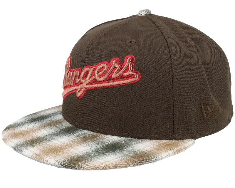 New Era Texas Rangers Fall Adventure 59FIFTY 95 All Star Game Walnut/tanplaid/Grey Fitted online