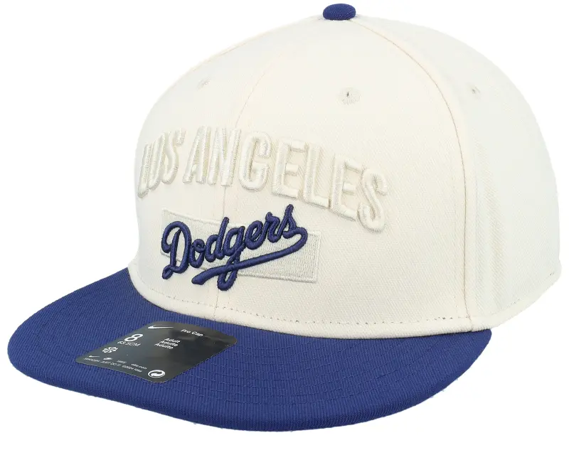 Nike MLB Los Angeles Dodgers Statement Dri-fit Fitted Natural/Blue Fitted – Nike online