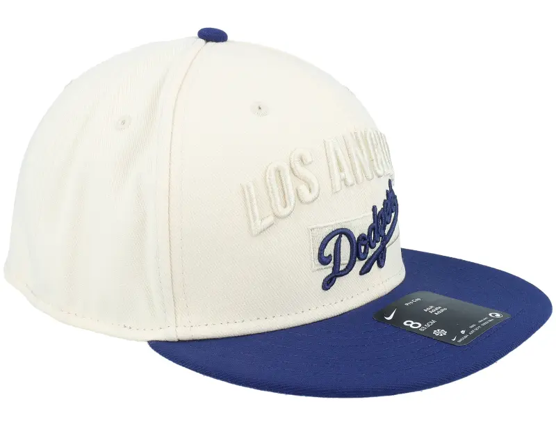 Nike MLB Los Angeles Dodgers Statement Dri-fit Fitted Natural/Blue Fitted – Nike online