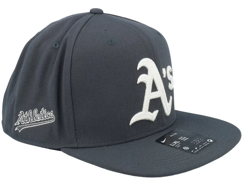 Nike MLB Oakland Athletics Statement Dri-fit Pro Anthracite Snapback – Nike online