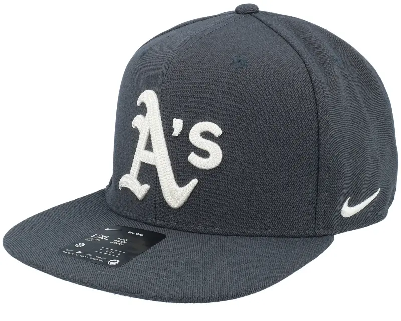 Nike MLB Oakland Athletics Statement Dri-fit Pro Anthracite Snapback – Nike online
