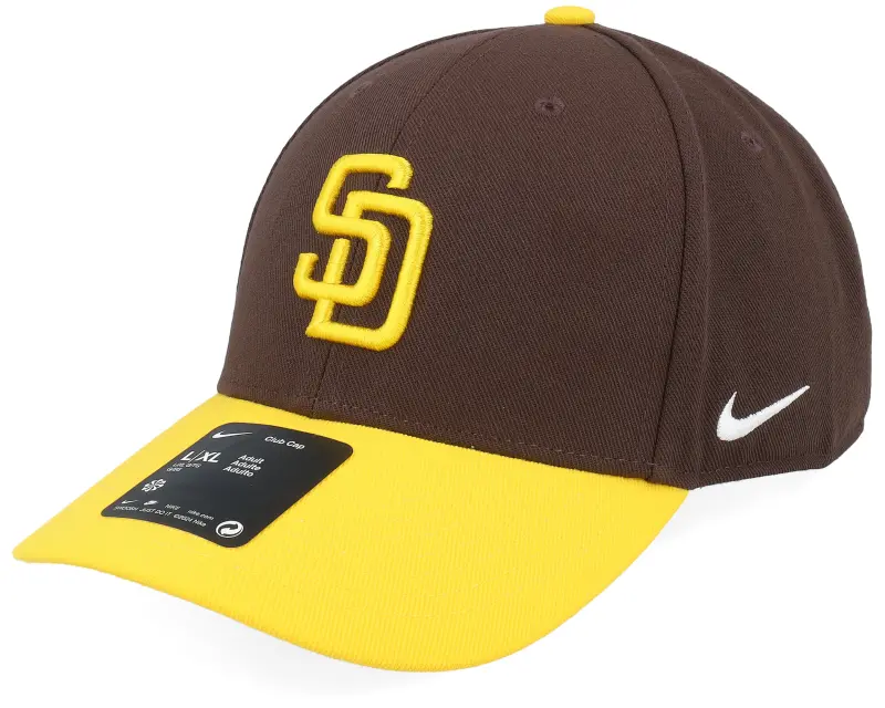 Nike MLB San Diego Padres Dri-fit Club Cinder/Amarillo Adjustable – Nike online