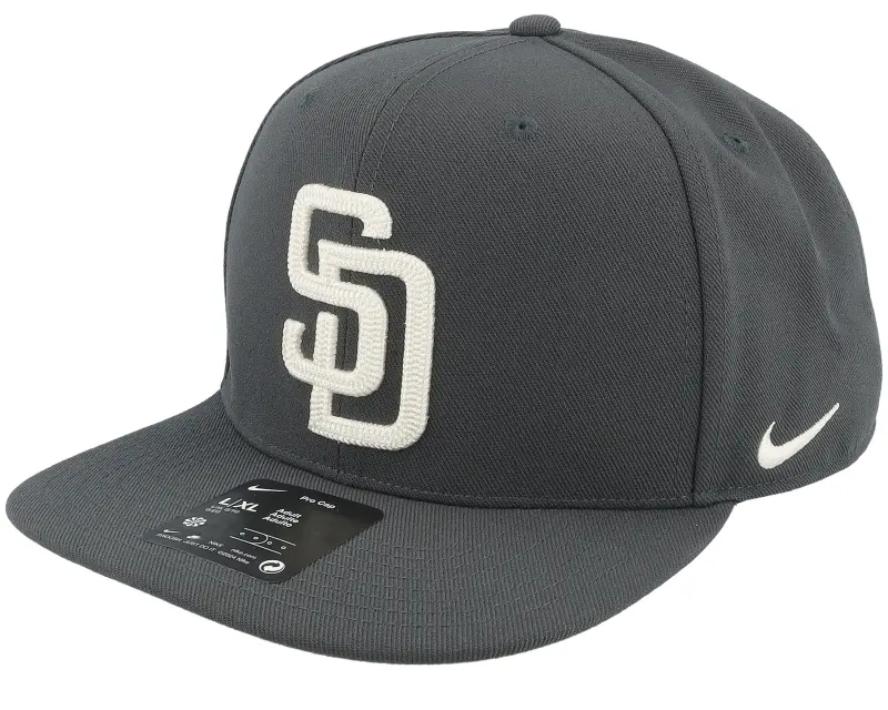 Nike MLB San Diego Padres Statement Dri-fit Pro Anthracite Snapback – Nike online