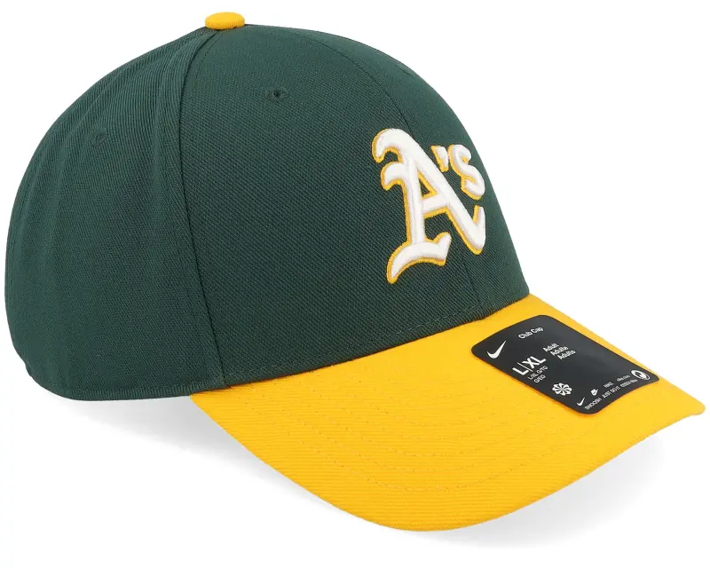 Nike Oakland Athletics Dri-fit Club Green/Sundown Adjustable online