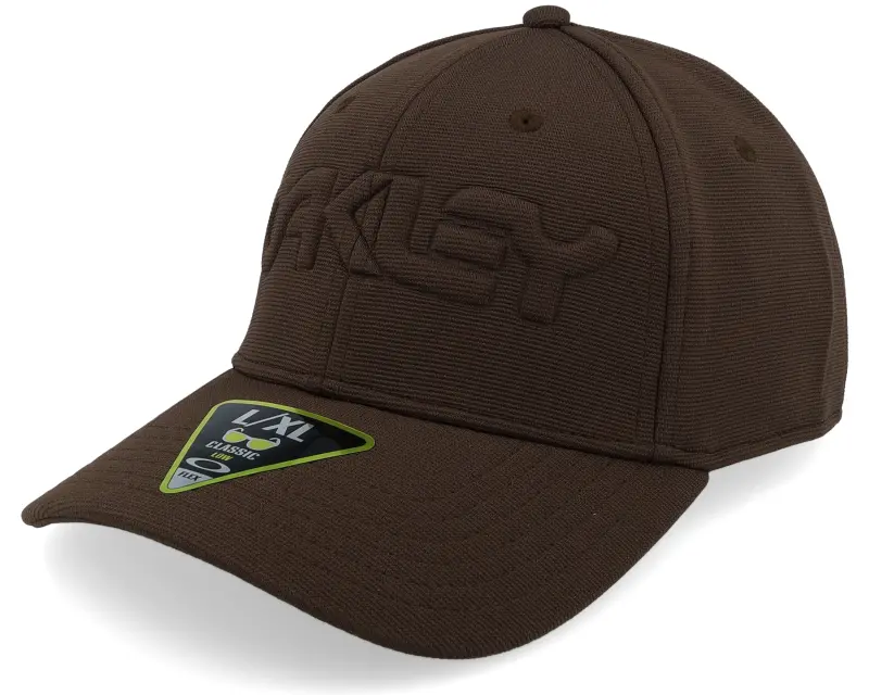 Oakley 6 Panel Stretch Hat Embossed Cocoa Brown Adjustable online
