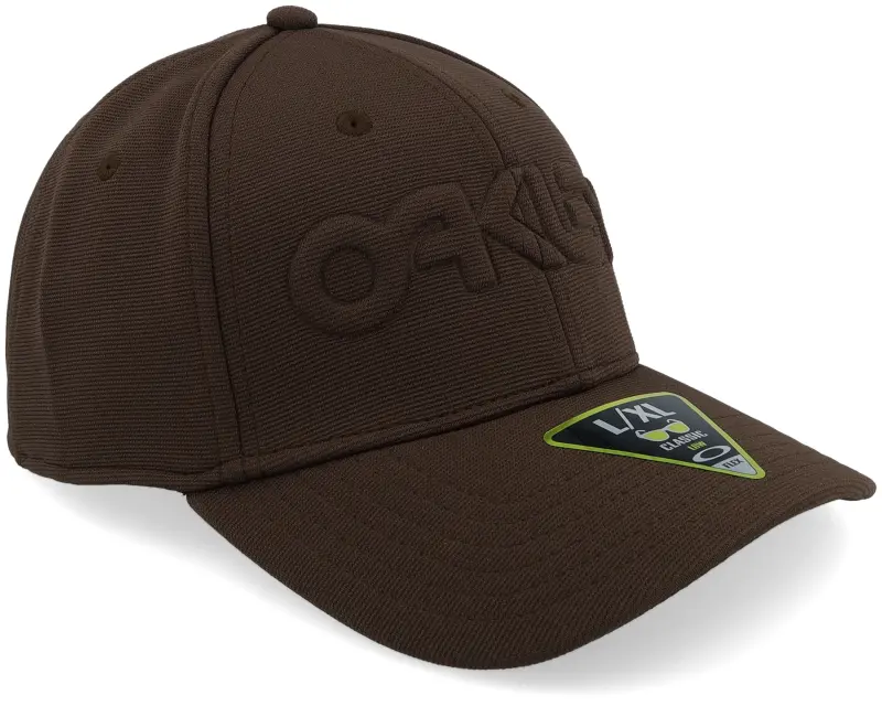 Oakley 6 Panel Stretch Hat Embossed Cocoa Brown Adjustable online