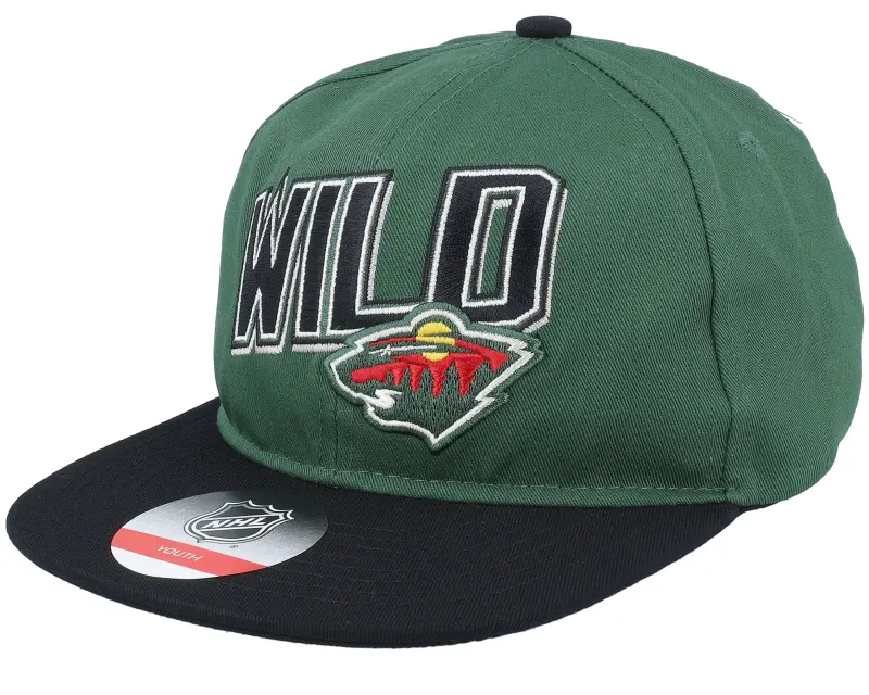 Outerstuff Kids Minnesota Wild NHL Green/Black Snapback online