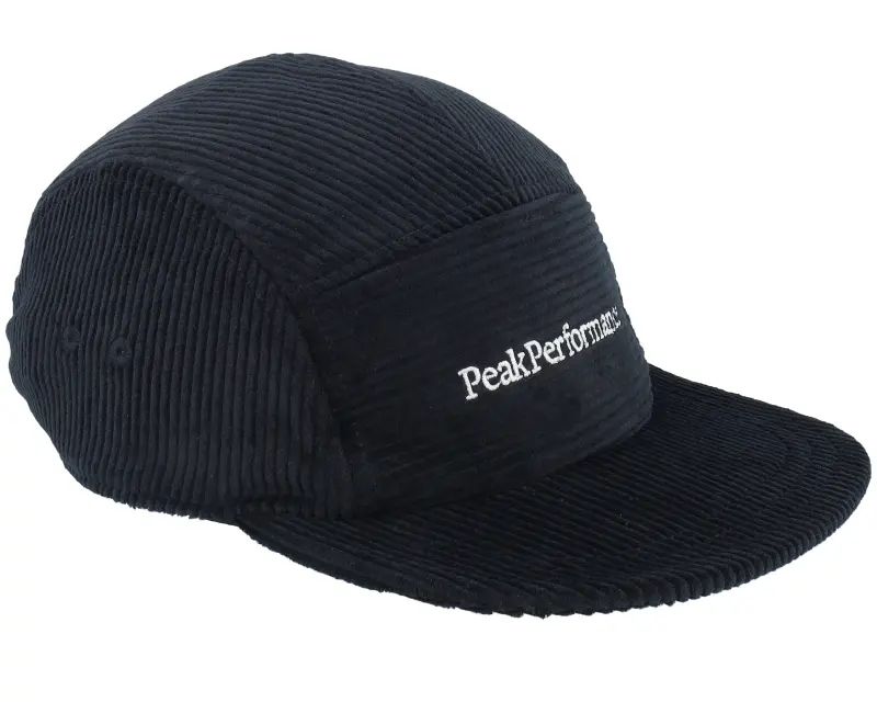 Peak Performance Corduroy Cap Black 5-Panel online