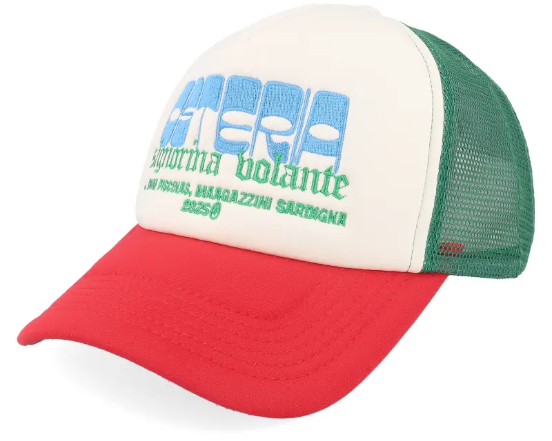 Pica Pica Osteria Green/Red A-Frame Trucker online