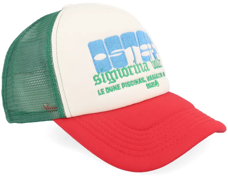 Pica Pica Osteria Green/Red A-Frame Trucker online