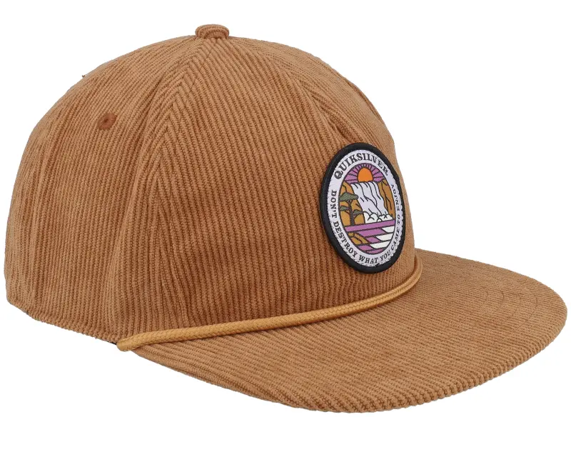 Quiksilver Still Bills Corduroy Rope Almond Snapback online