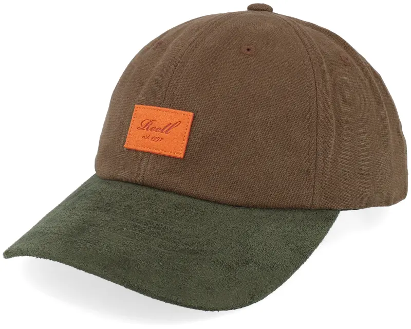 Reell Arc Suede Cap Smoke Brown/Green Dad Cap online