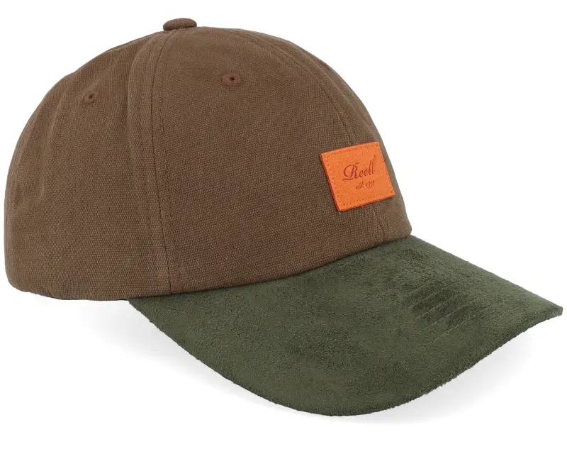 Reell Arc Suede Cap Smoke Brown/Green Dad Cap online