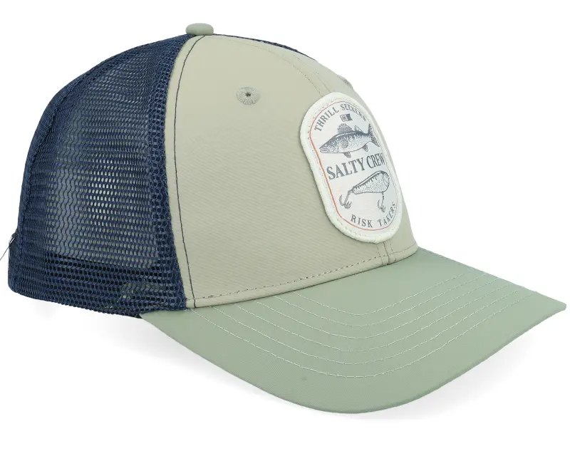 Salty Crew Baited Retro Oil Green Blue Trucker online