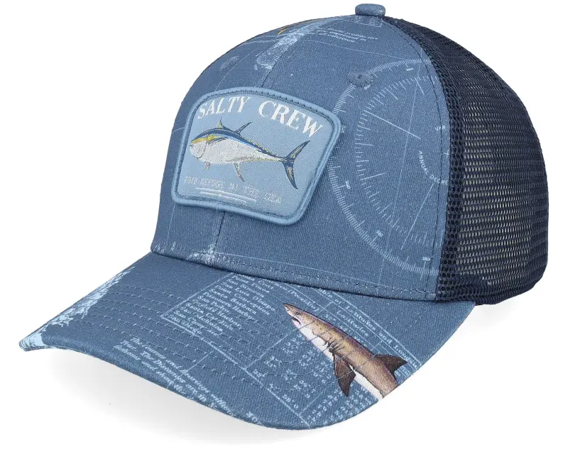 Salty Crew Big Blue Amadeo Retro Channel Blue Trucker online