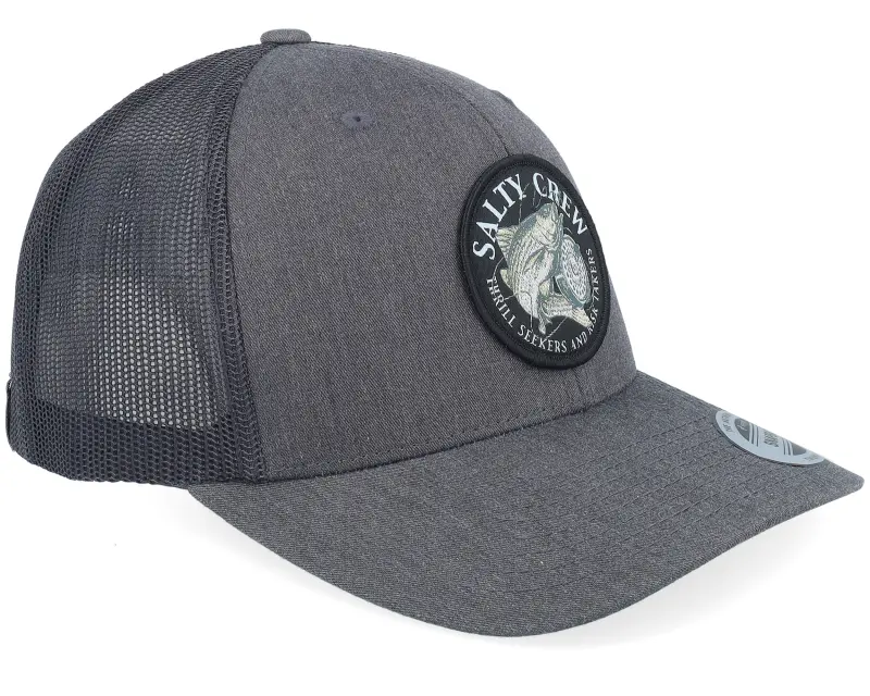 Salty Crew Reel Fly Retro Dark Heather Grey Trucker online
