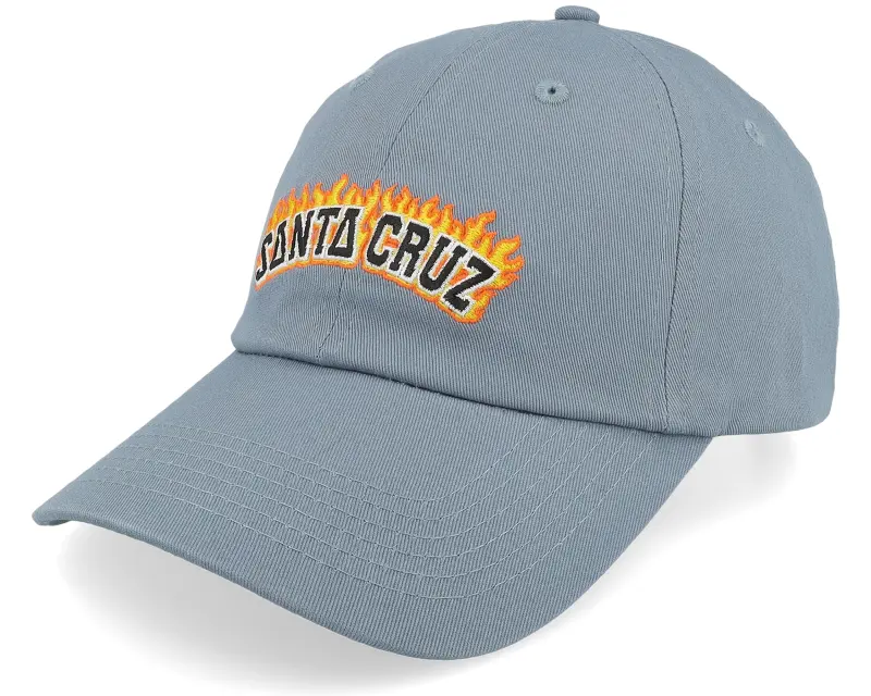 Santa Cruz Burnt Collegiate Cap Heritage Blue Dad Cap online