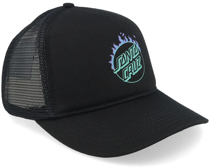 Santa Cruz Minimal Burnt Opus Meshback Black A-Frame Trucker online