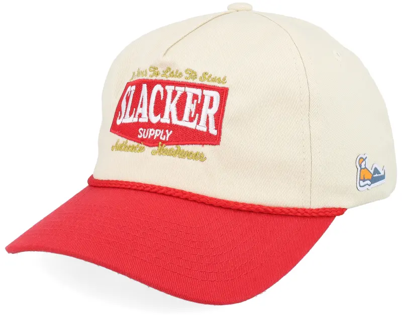 Slacker Supply Batch Logo Red Rope Stone/Red A-frame Golfer online