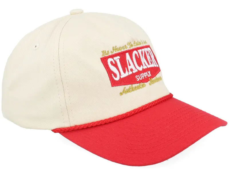 Slacker Supply Batch Logo Red Rope Stone/Red A-frame Golfer online