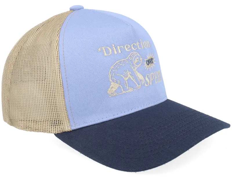 Slacker Supply Direction Over Speed Light Blue/Khaki/Navy A-frame Trucker online