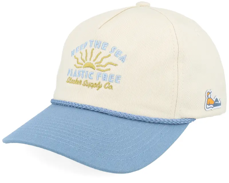 Slacker Supply Keep The Sea Plastic Free Rope Stone/Light Blue A-Frame Adjustable online