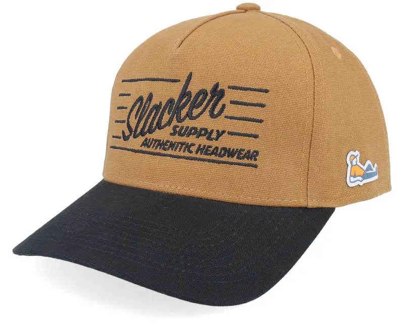 Slacker Supply Retro Logo Canvas Caramel/Black A-frame Adjustable online