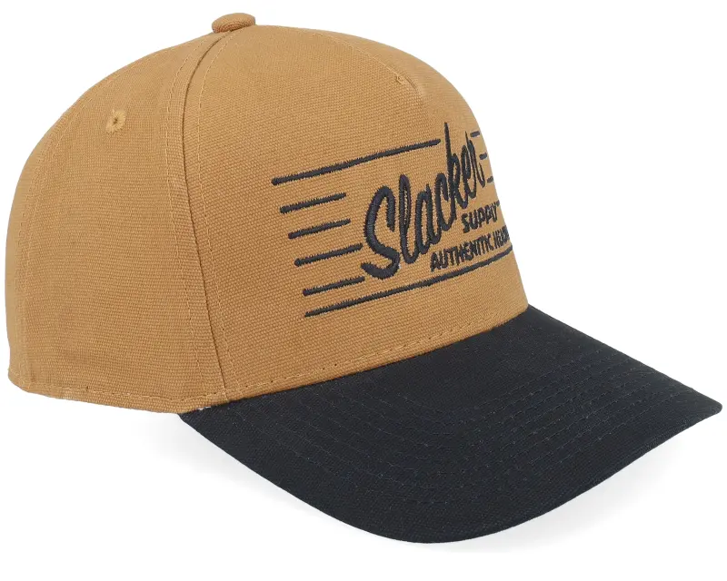 Slacker Supply Retro Logo Canvas Caramel/Black A-frame Adjustable online