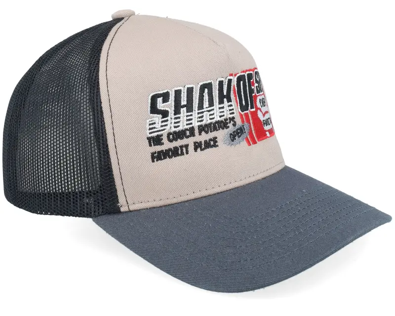 Slacker Supply Shak Of Sit Shop Light Grey/Black/Charcoal A-frame Trucker online