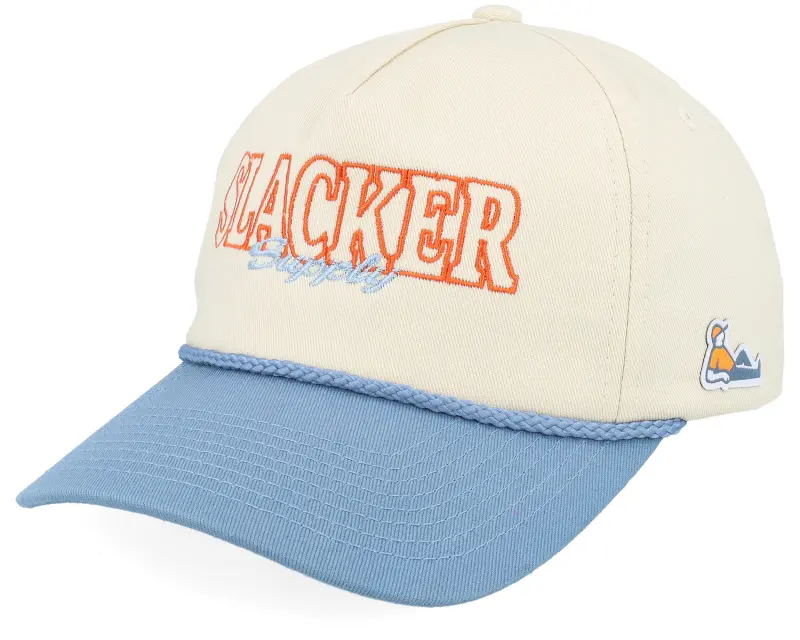 Slacker Supply Slacker Outline Script Rope Golfer Stone/Light Blue A-frame Adjustable online