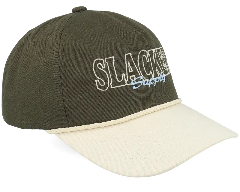 Slacker Supply Slacker Outline Script Rope Olive/Stone A-frame Adjustable online