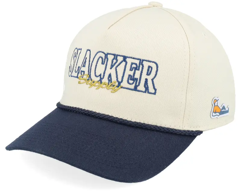 Slacker Supply Slacker Outline Script Rope Stone/Navy A-frame Adjustable online
