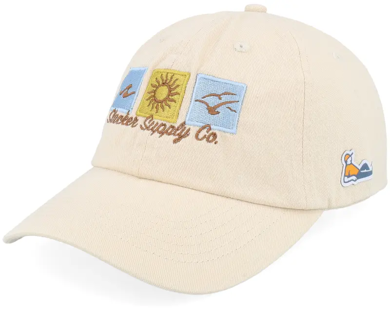 Slacker Supply Sunny Summer Logo Stone Washed Stone Dad Cap online