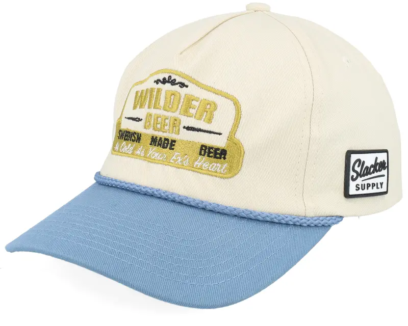 Slacker Supply Wilder Beer Rope Golfer Stone/Light Blue A-frame Adjustable online