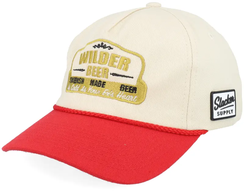 Slacker Supply Wilder Beer Rope Golfer Stone/Red A-frame Adjustable online