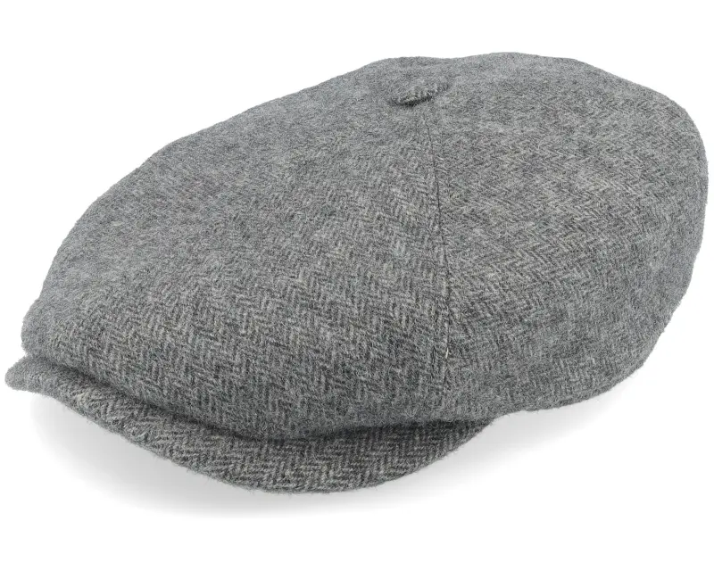 Stetson 6-panel Cap Herringbone Grey Herringbone Flat Cap online