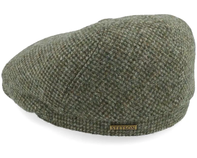 Stetson 6-panel Cap Wool Olive Flat Cap online