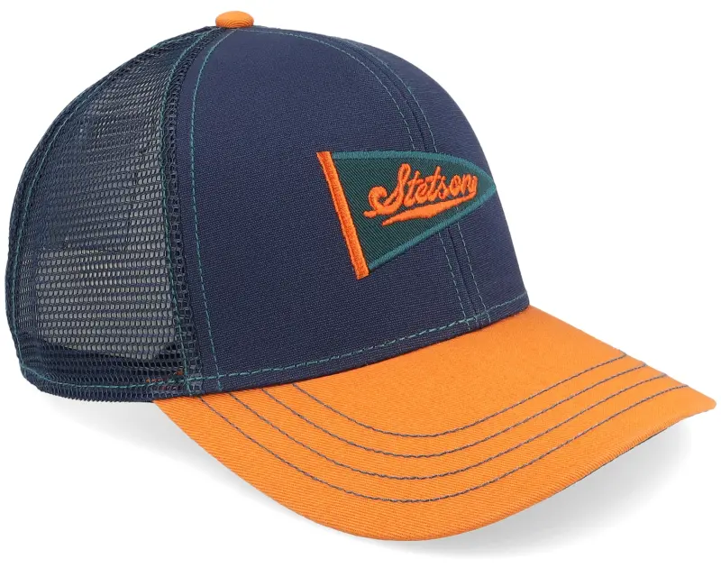 Stetson Baseball Cap Flag Red Navy/Orange Trucker online