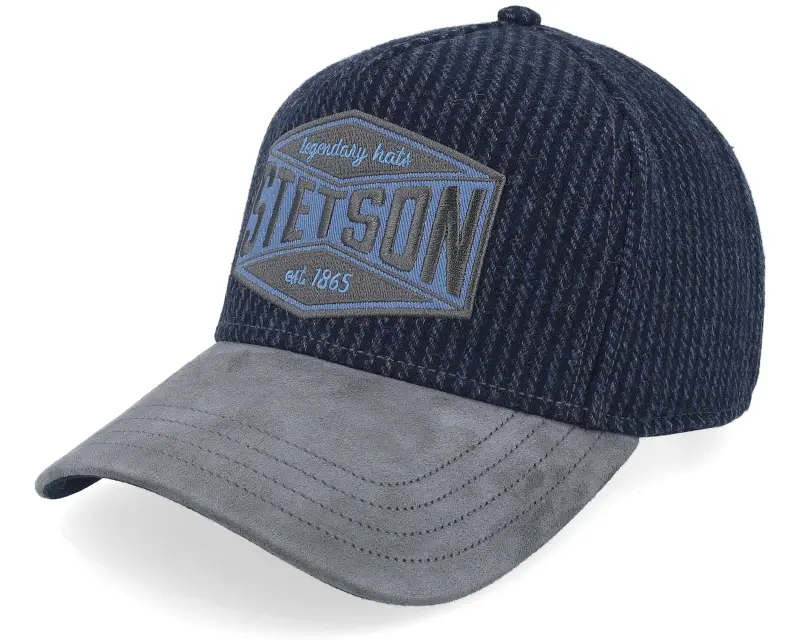 Stetson Goat Suede Wool Grey And Blue Shades A-Frame Trucker online